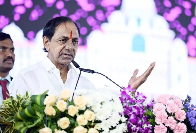 hyderabad_-telangana-chief-minister-k-chandrasekhar-rao-addresses-during-the-inauguration-of-the-new-secretariat-building-in-hyderabad-on-sunday-april-30-2023-photo_ians_twitter-