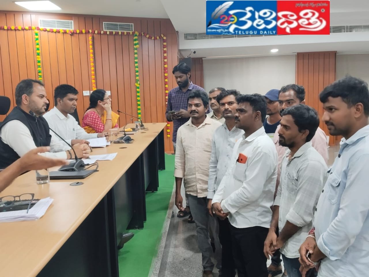 ఇసుక లారీల రవాణా కొరకు బైపాస్ ఏర్పాటు చేయాలి.