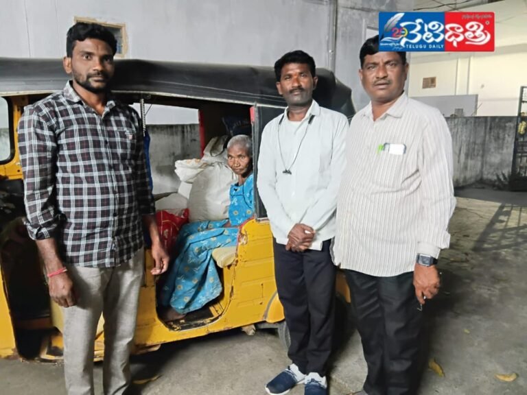 అనాధ వృద్ధురాలికిఆశ్రయం కల్పించిన శ్రీధర్ రెడ్డి…