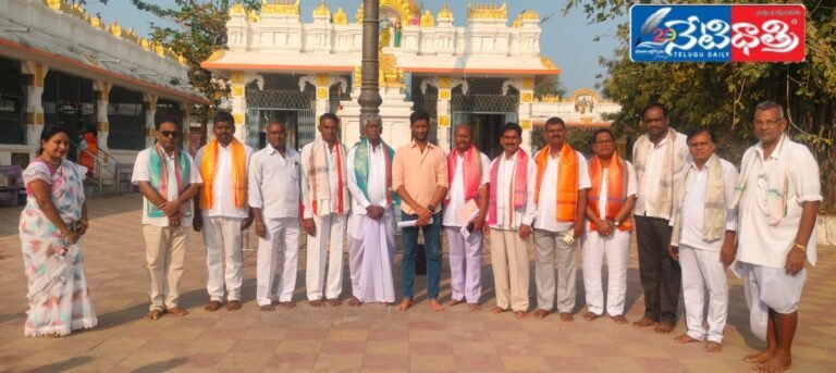 శ్రీసీతారామాంజనేయ స్వామి దేవస్థానం నూతన కమిటీ ప్రమాణ స్వీకారం