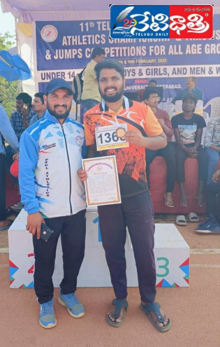 షాట్ పుట్ లో సంపత్ కు పతకం.