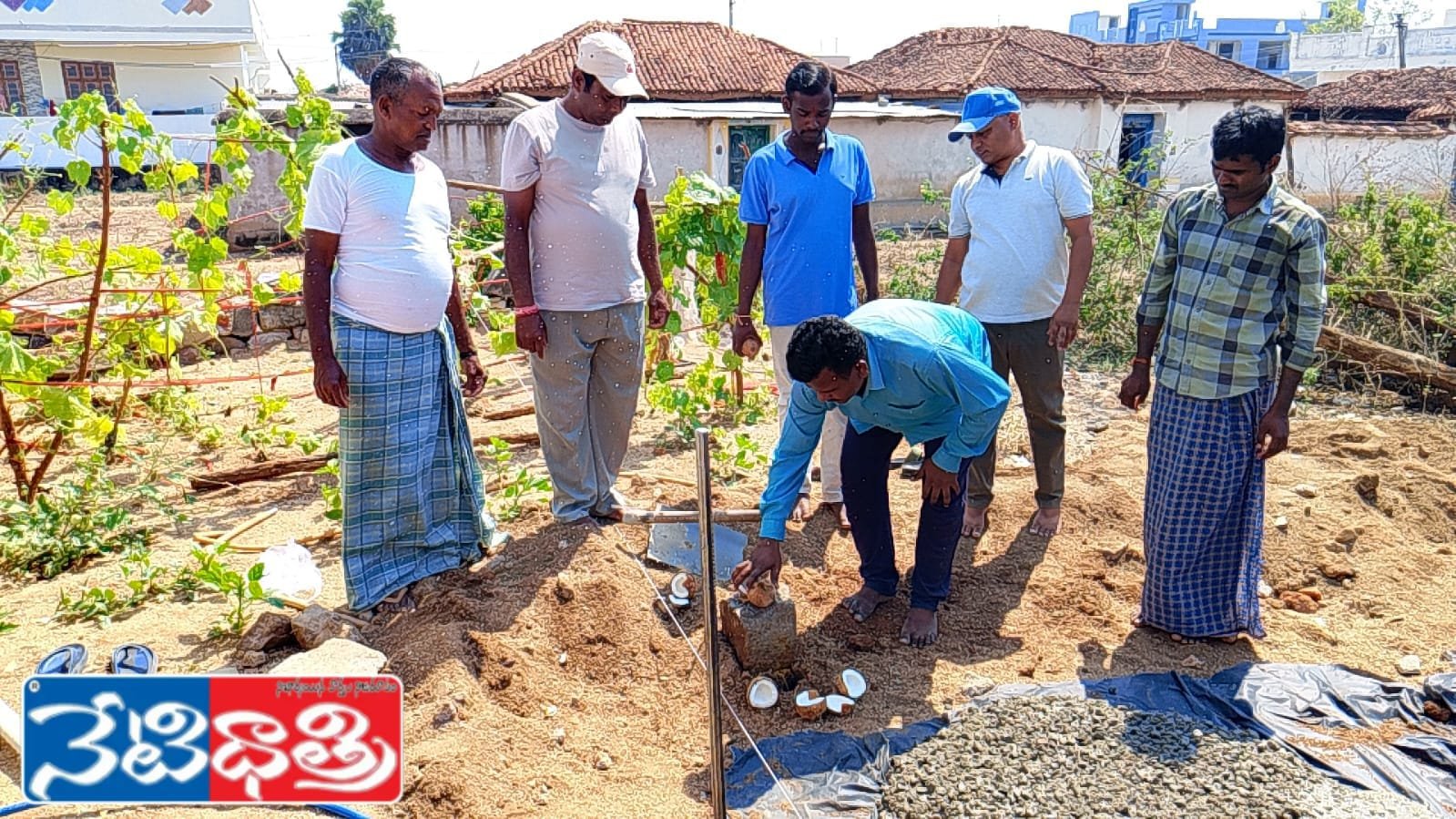 MP నిధుల సహకారంతో CC రోడ్డు పనులు ప్రారంభం.