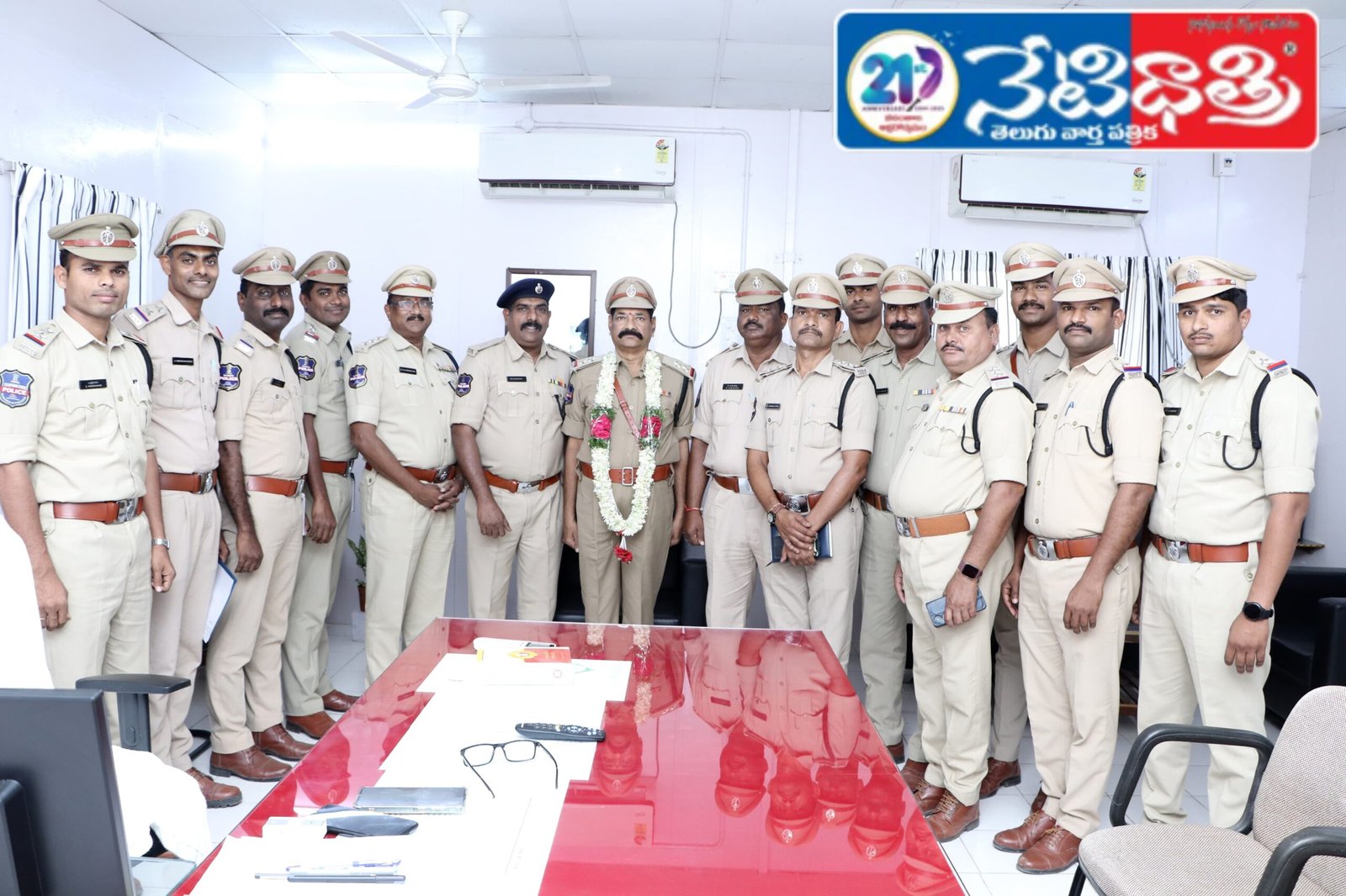 పోలీస్ బెటాలియన్ లో పదవి విరమణపొందిన.