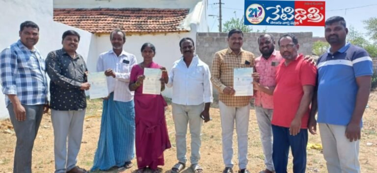 Distribution of Chief Minister's Relief Fund cheques.
