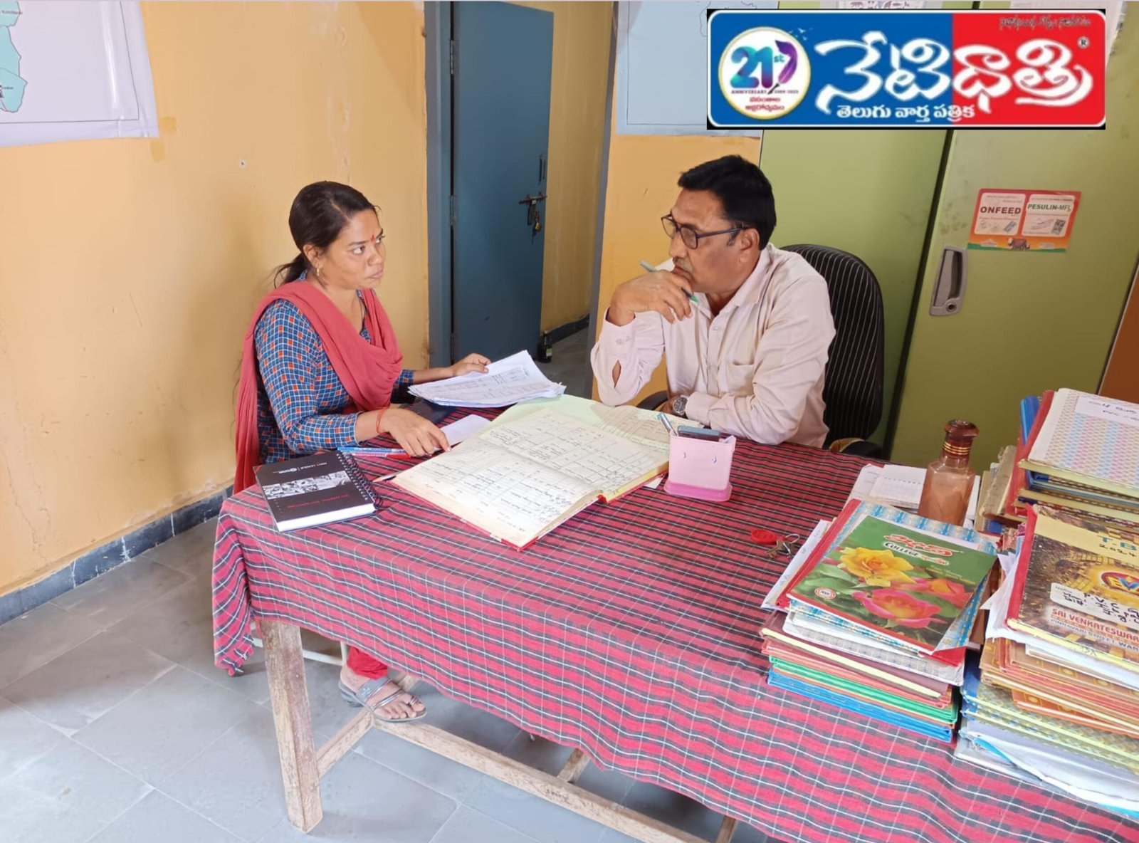 జిల్లా పశు వైద్యాధికారి ఆకస్మిక తనిఖీ.