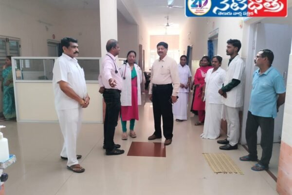 ఎస్టిపిపి డిస్పెన్సరీని ఆకస్మికంగా సందర్శించిన.! Dr. Ravinder