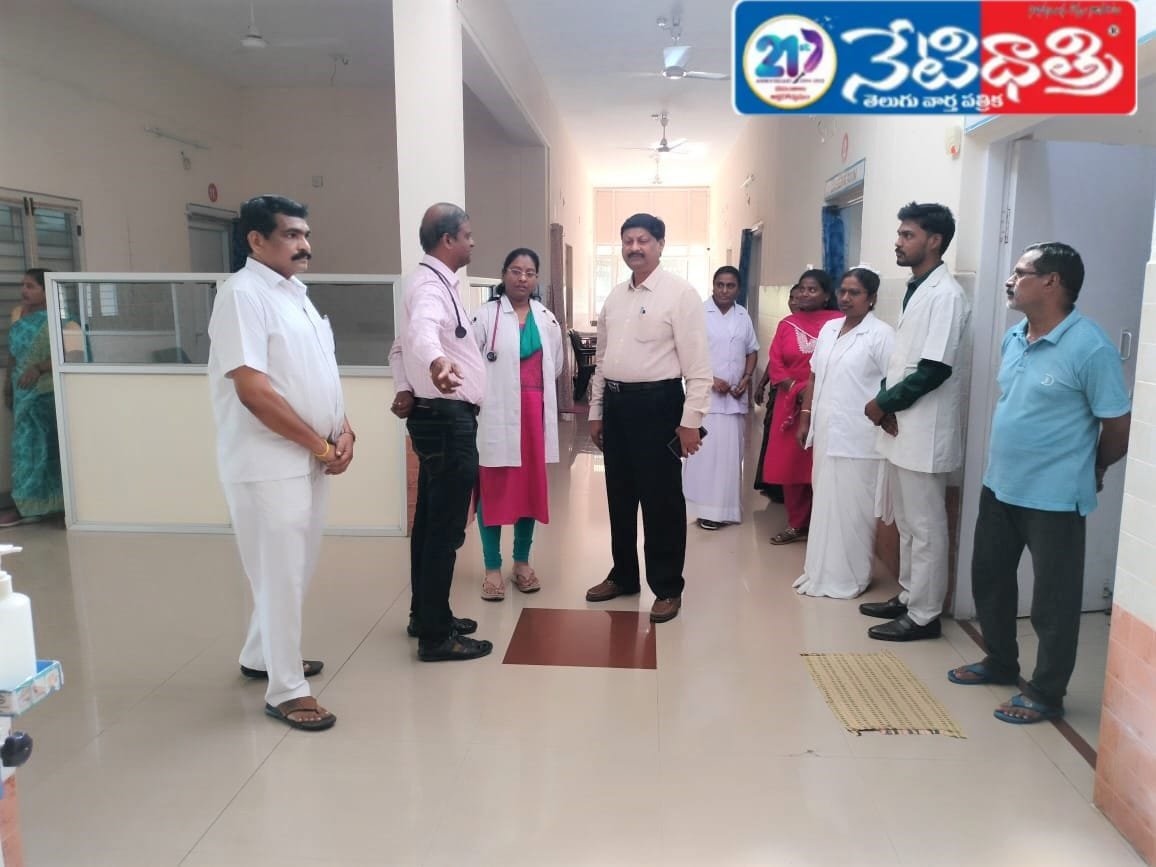 ఎస్టిపిపి డిస్పెన్సరీని ఆకస్మికంగా సందర్శించిన.!