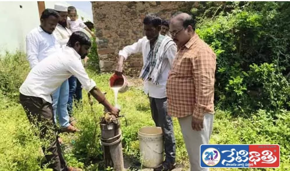 గినియర్ పల్లిని సందర్శించిన ఎంపీడీవో.
