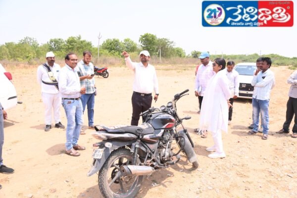 సబ్ స్టేషన్ నిర్మాణం కొరకు స్థల పరిశీలన . Substation.