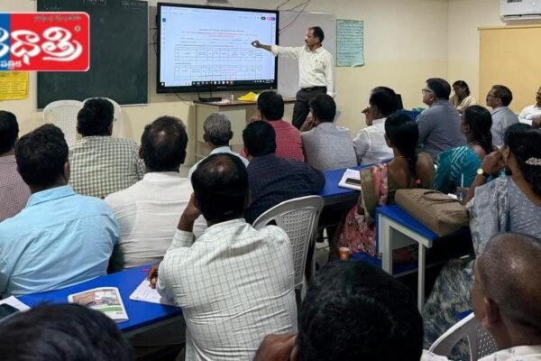 Mandal Education Officer S. Venkateshwarlu..