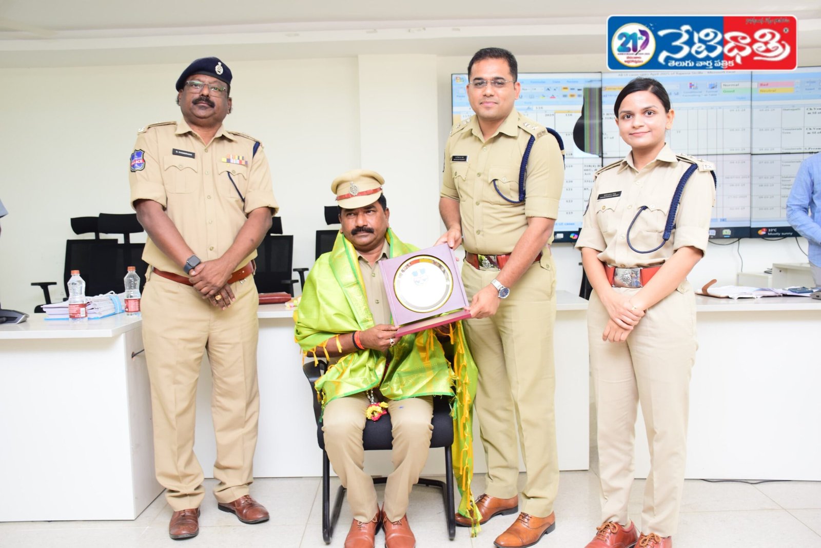 సిరిసిల్ల పోలీస్ అధికారులకు ఆత్మీయ వీడ్కోలు.