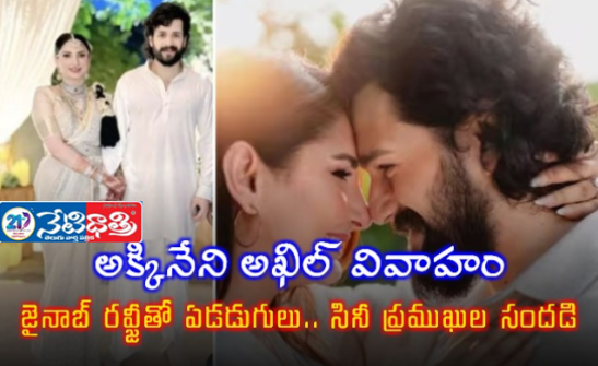 ఘ‌నంగా అక్కినేని అఖిల్ పెళ్లి.
