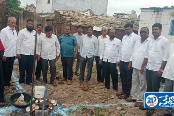 ఝరాసంగం ఇందిరమ్మ ఇండ్లకు శంకుస్థాపన. Mr. Shekhar Patel,