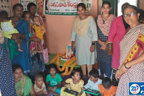 Anganwadi centers.