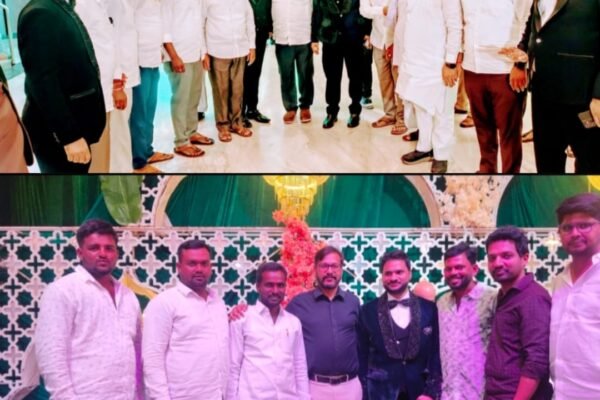 హఫీజ్ భాయ్ సోదరుని రిసెప్షన్ వేడుకలో పాల్గొన్న నాయకులు. Leaders.