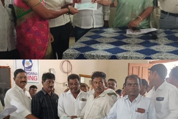 CM Relief Fund cheques.