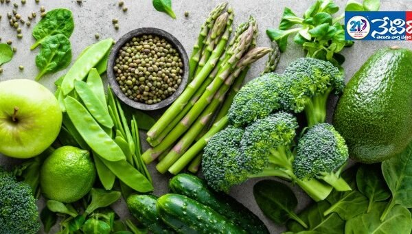Green food.
