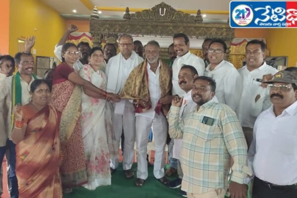 మున్నూరు కాపు సంఘం అధ్యక్షులుగా గాండ్ల సమ్మయ్య. Gandla Sammayya
