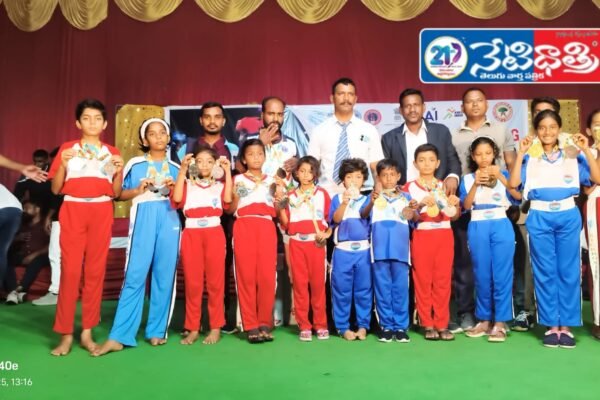 Kickboxing District General Secretary Madasi Srinivas