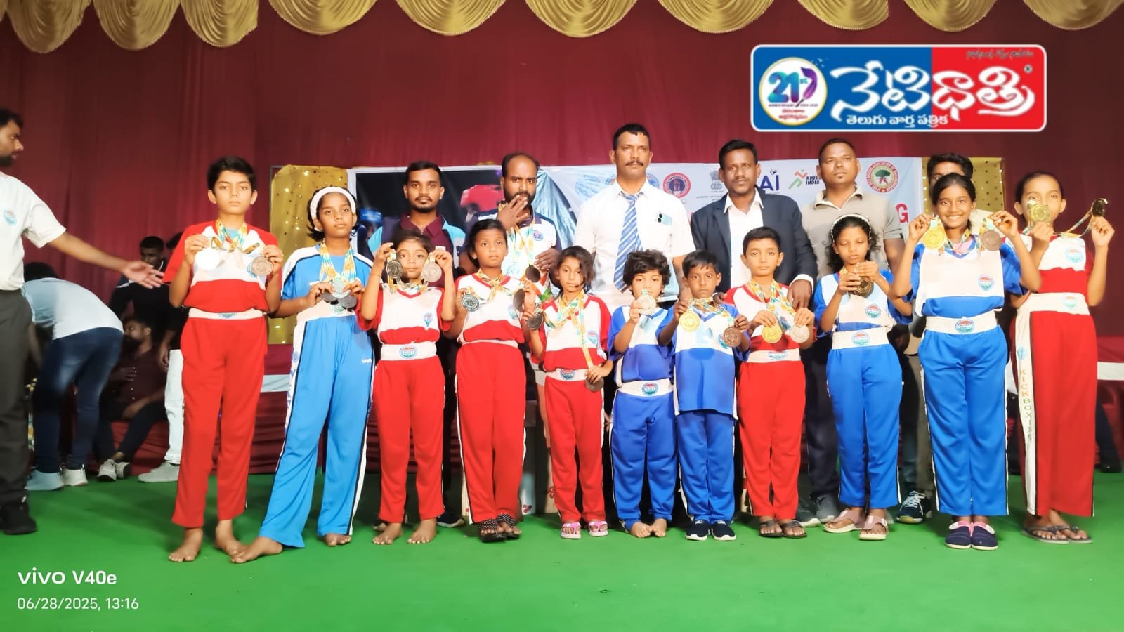 Kickboxing District General Secretary Madasi Srinivas