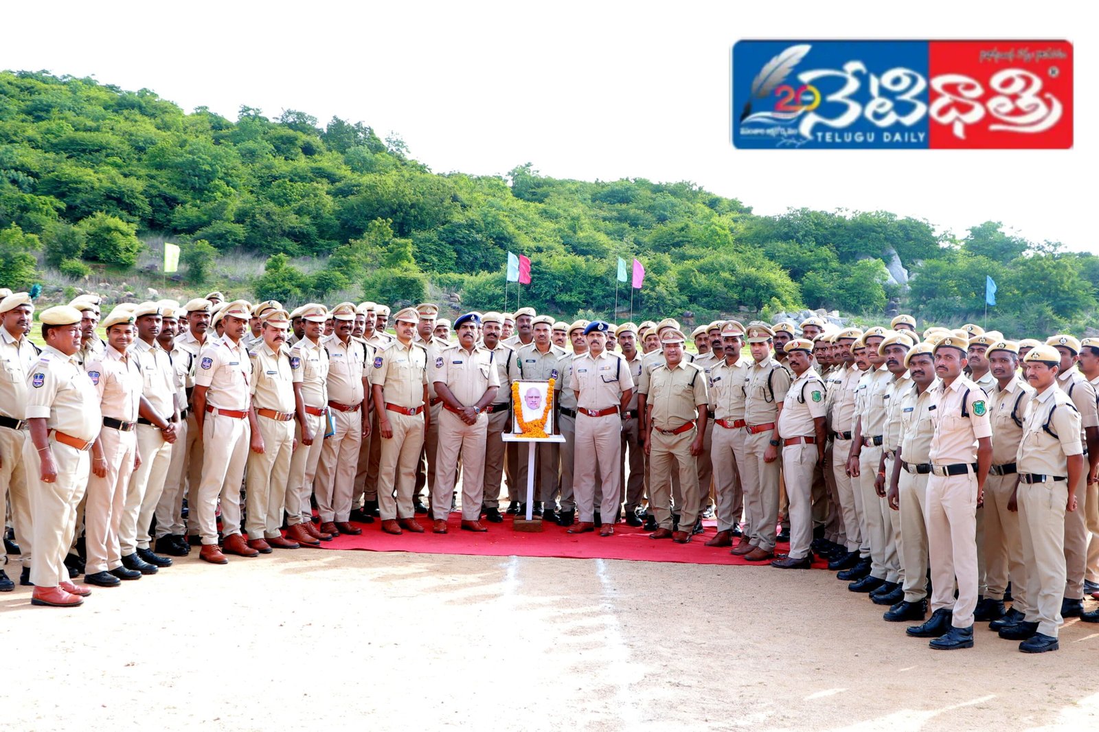 Assistant Commandant Jagadeeshwar Rao, officers