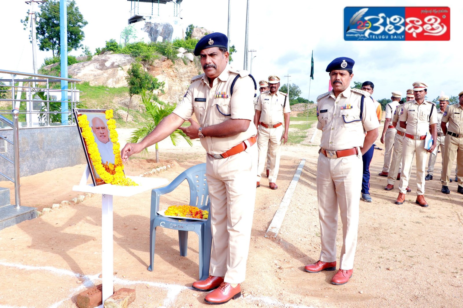 Assistant Commandant Jagadeeshwar Rao, officers