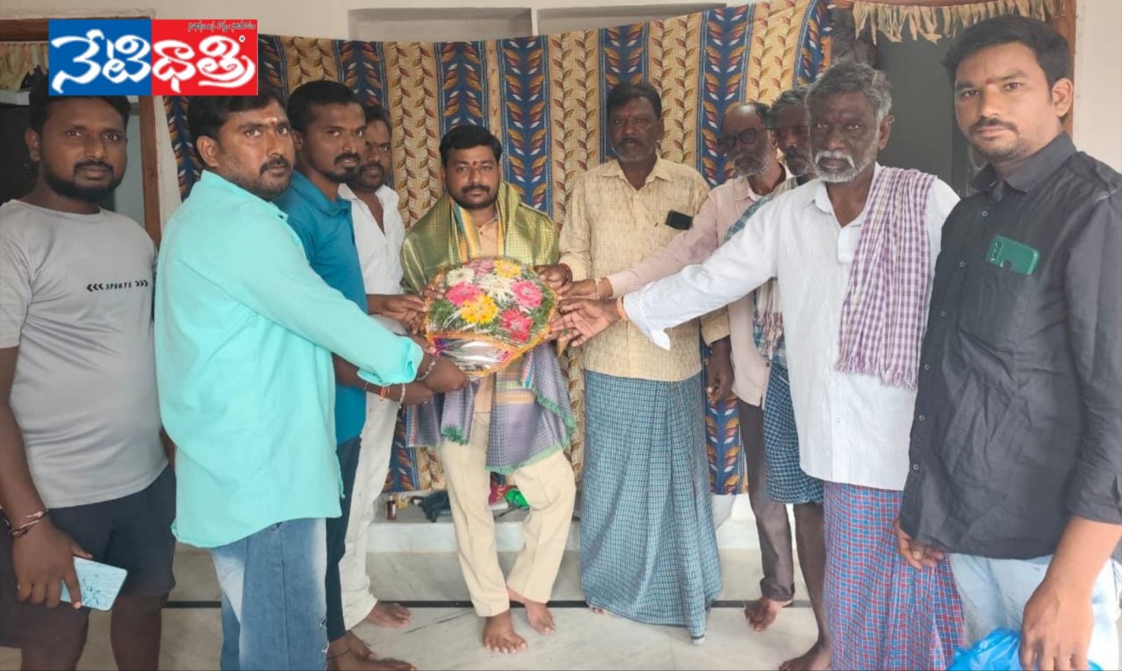 యాదవ మండల సంఘ అధ్యక్షునికి ఘనంగా సన్మానం.