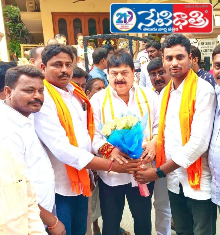 Horse rider Nagaraju Goud meets BJP state president