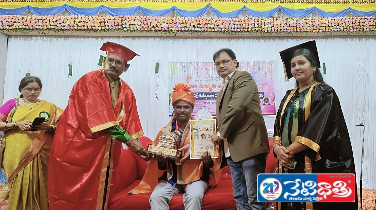 క్రాంతి కుమార్ కు జాతీయ మహానంది పురస్కారం.
