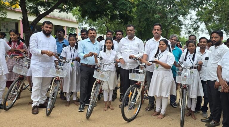 Bicycles distributed