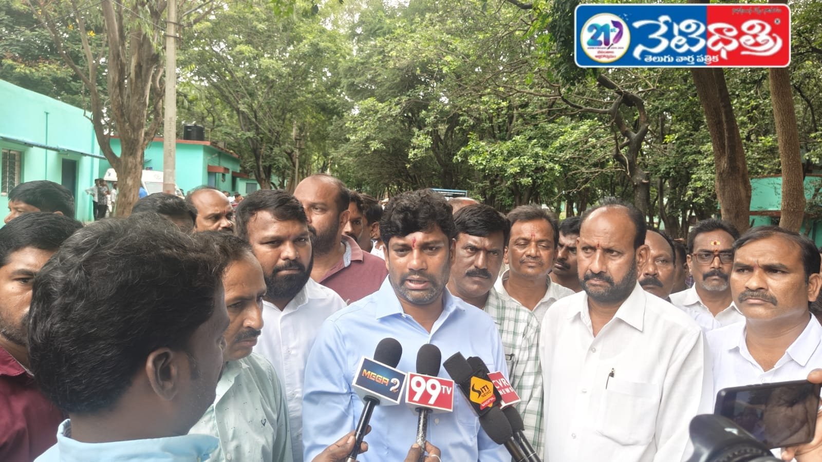 Chennur MLA Balka Suman.