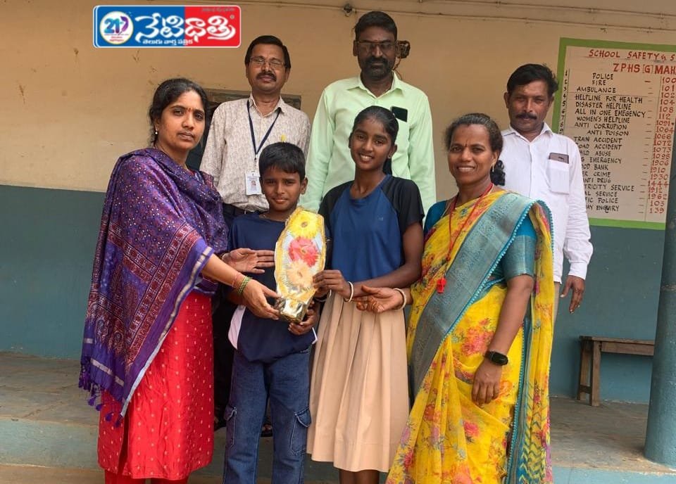School Principal P. Saritha.