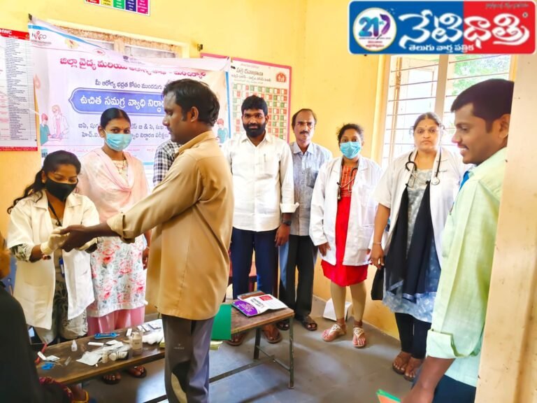 Mega Medical Camp at Srirampur PHC..