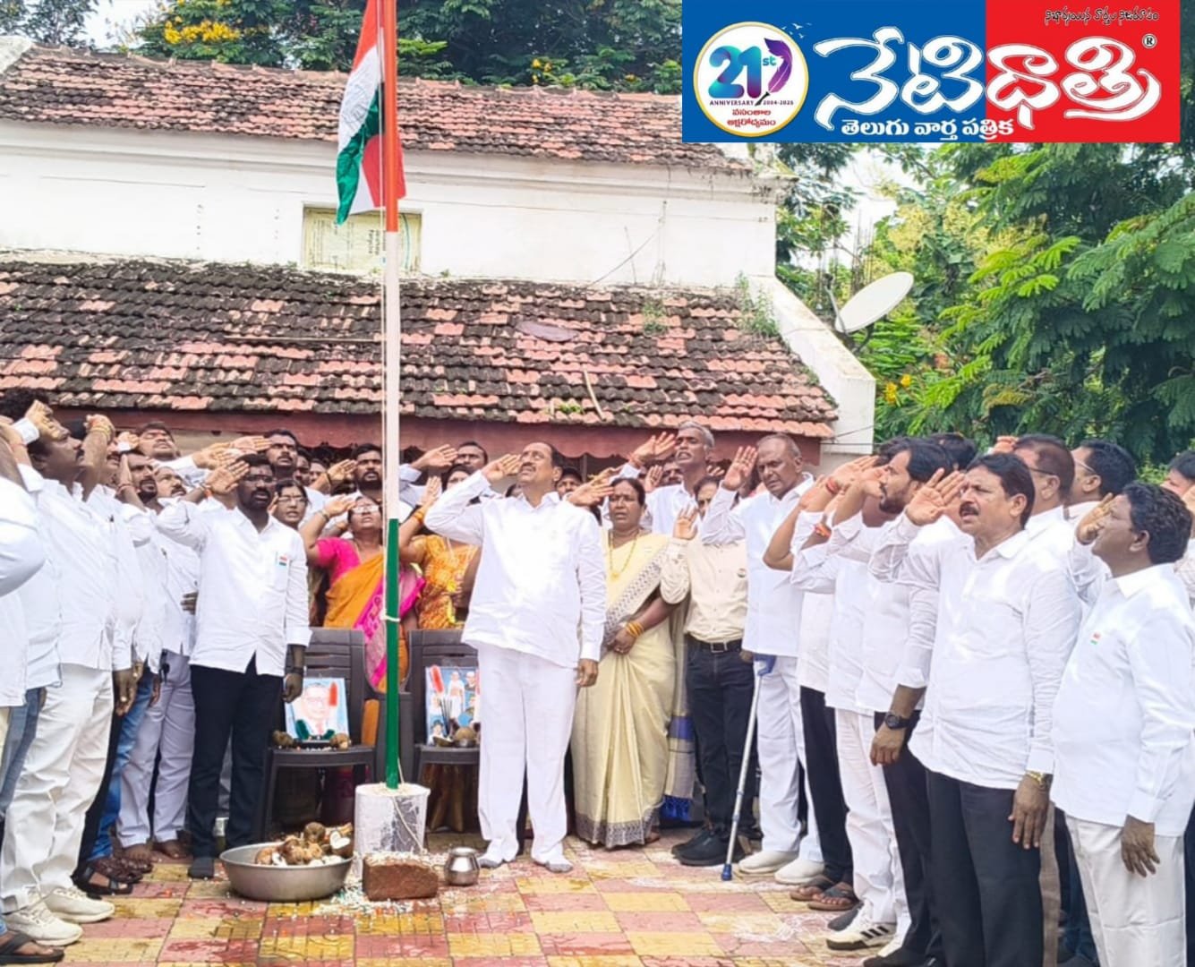 పరకాల పట్టణంలో పలుచోట్ల ఘనంగా జెండా పండుగ…