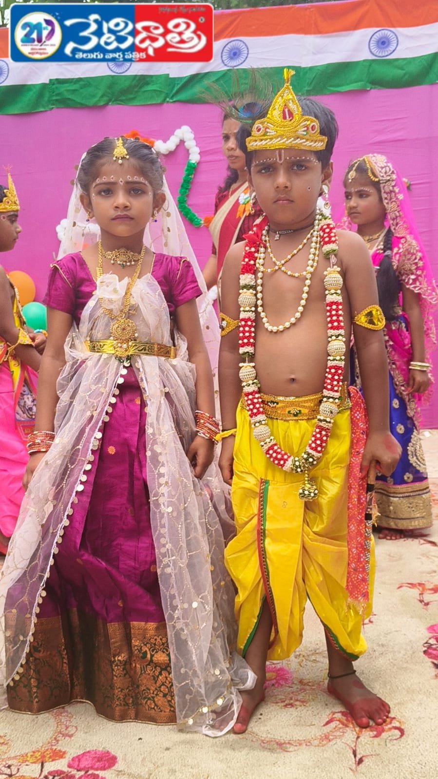 కృష్ణవేణి స్కూల్‌లో స్వాతంత్ర్య, కృష్ణాష్టమి వేడుకలు…