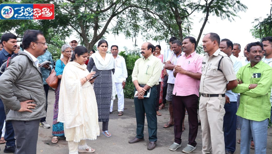 : Collector Inspects Flood-Affected Narsampet Division