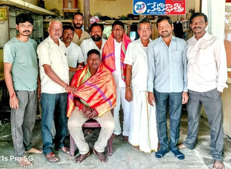 "Felicitation for Photography Award Winner Veeresh"