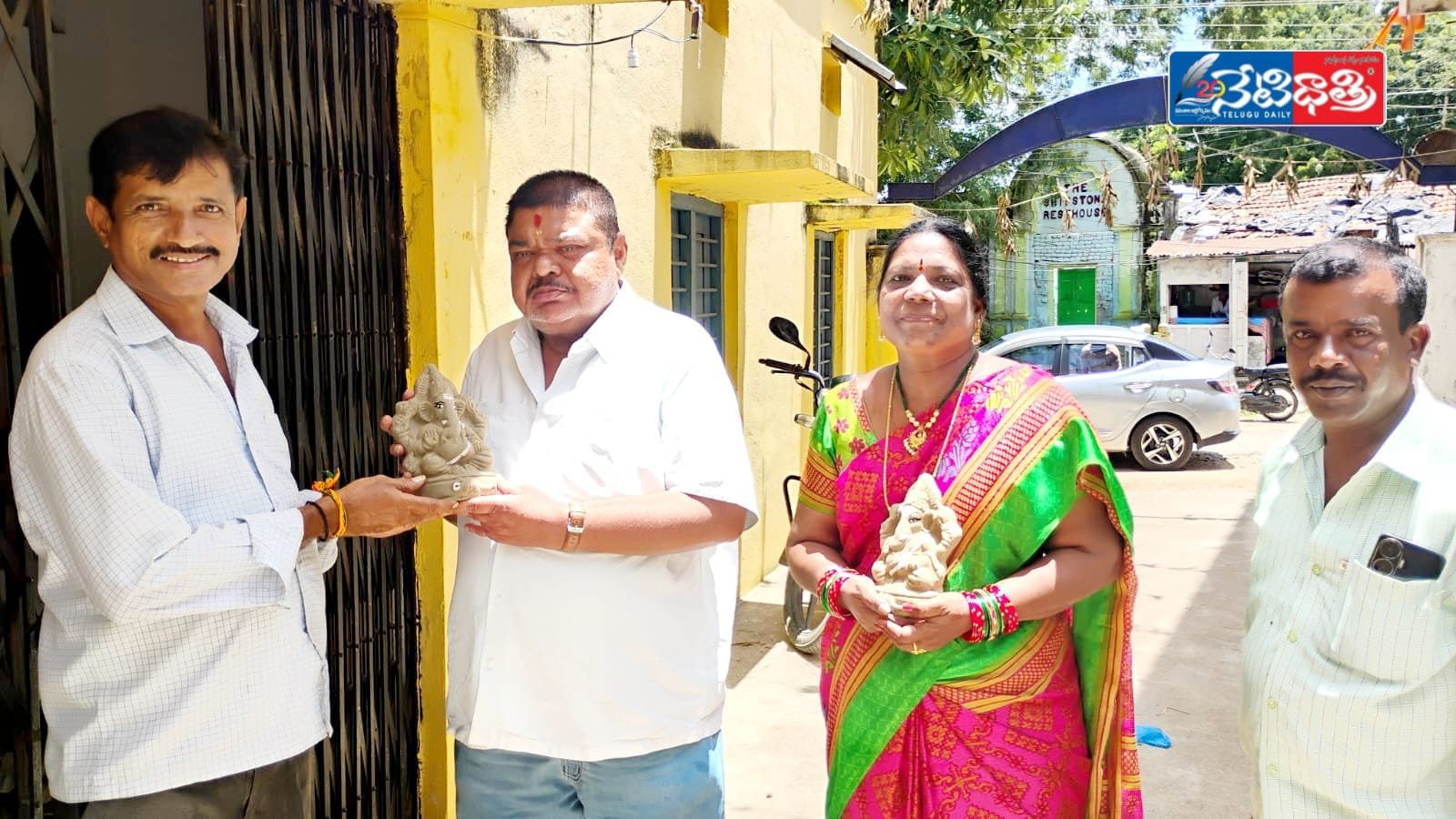 Clay Ganesha Distribution