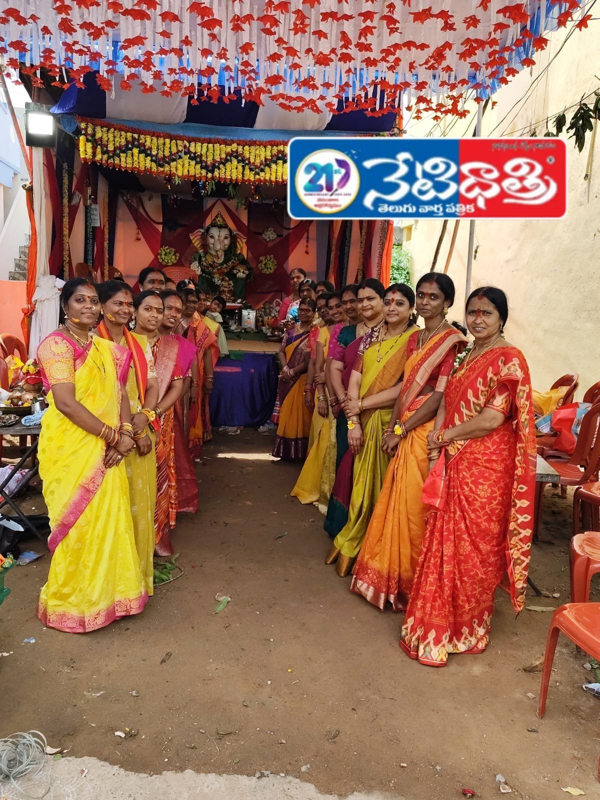 కుంకుమ పూజ చేసిన మహిళలు….