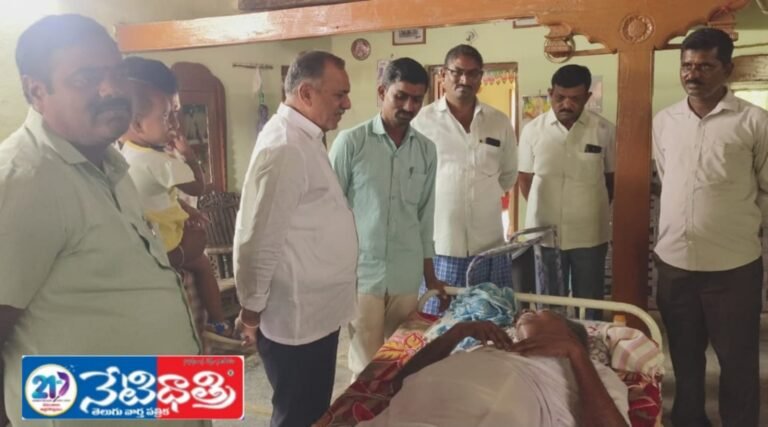 Former MLA Gandra Consoles Bereaved Families.
