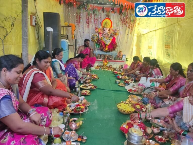 Community Kumkumarchana at Sai Ganesh Mandali"