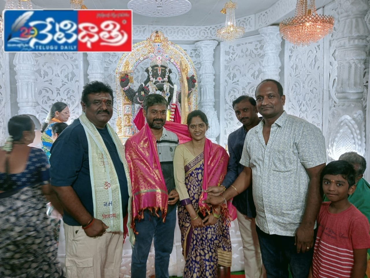 శ్రీలక్ష్మీనరసింహ స్వామి ఆలయ కమిటీ సన్మానము..