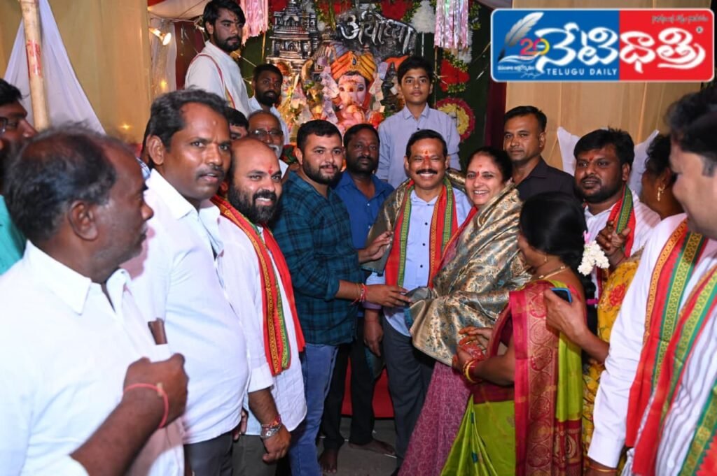 MLA Couple Launch Annadanam at Ganesh Utsav