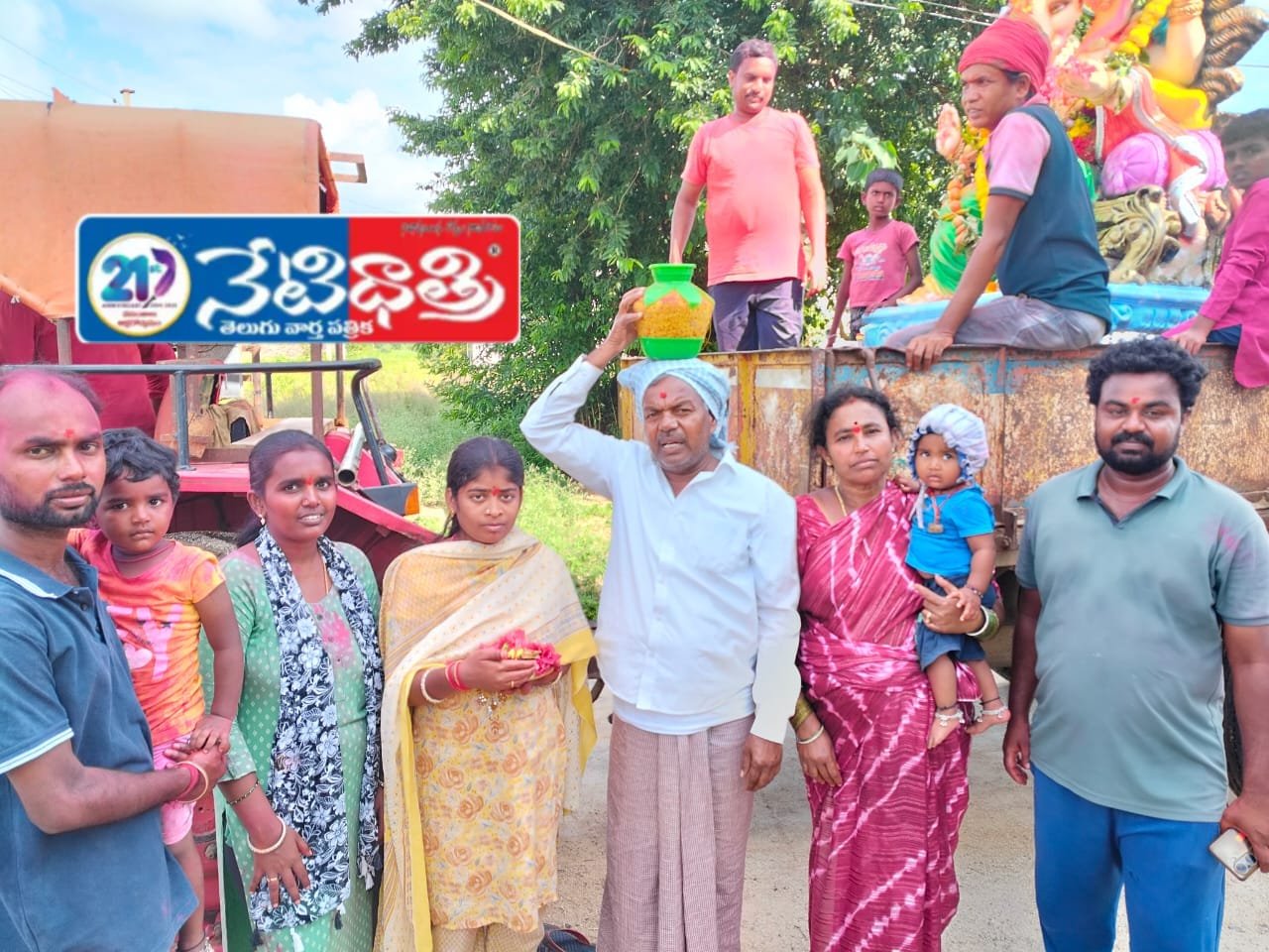 Ex-Mandal President Secures Laddu at Myskamma Galli