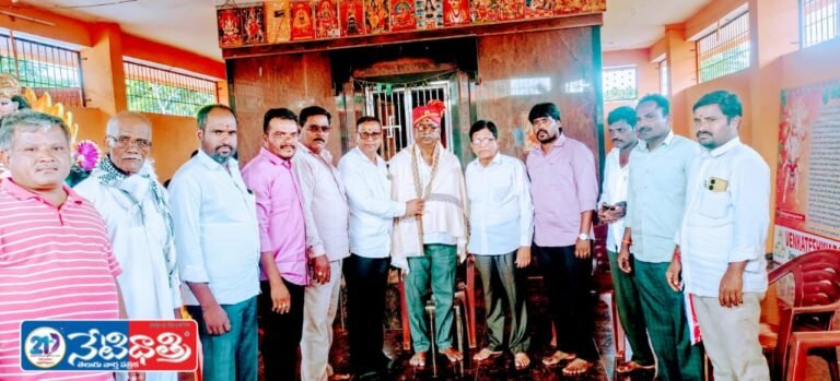 Grand celebrations of the birthday of Sri Sangameshwara Swamy Temple Chairman Shekhar Patil: