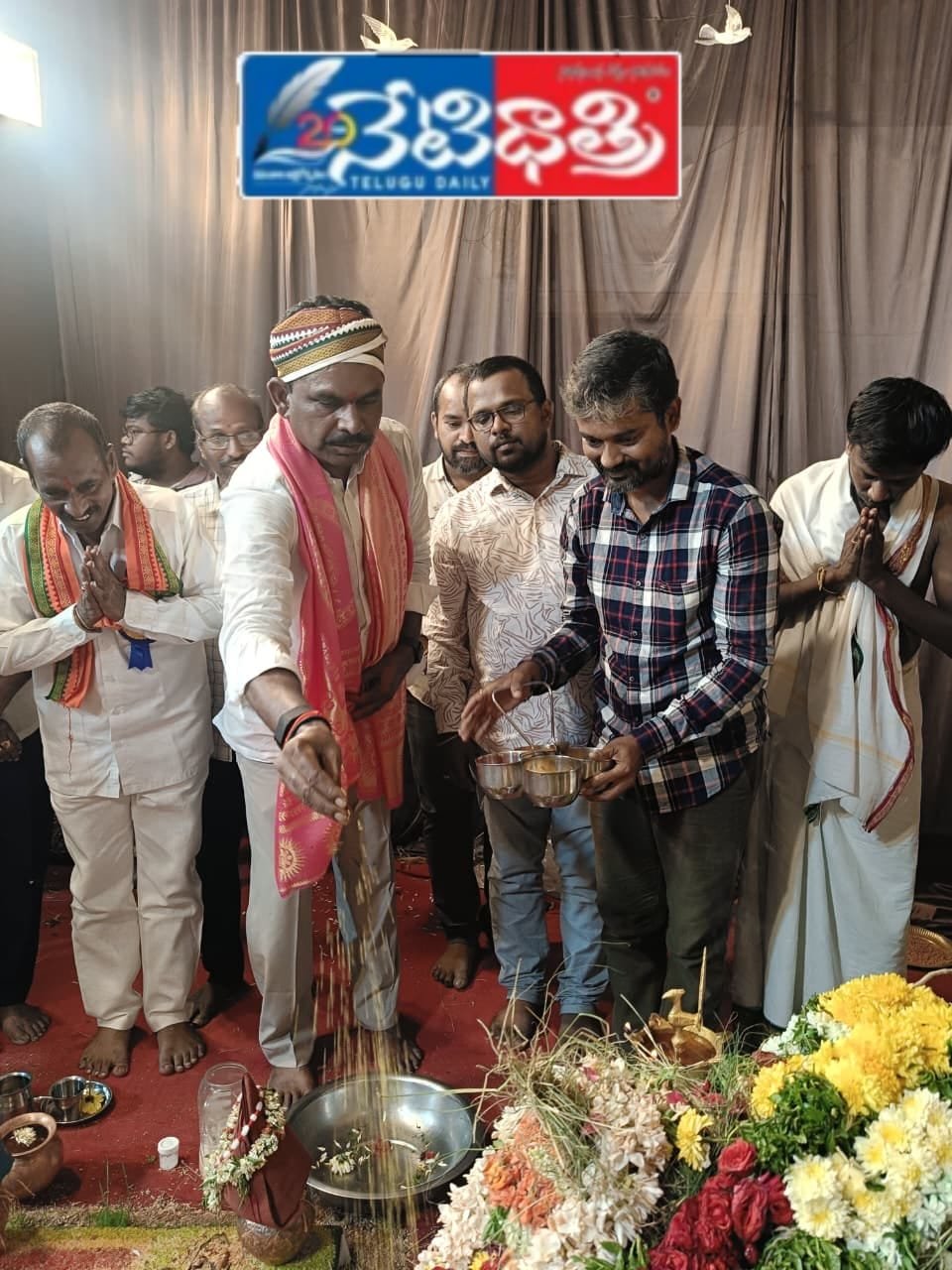 MLA Participates in Ganapathi Pooja at Vasavi Temple