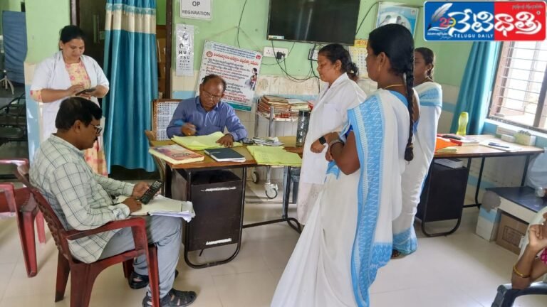 DMHO Inspects Health Centers in Hanumakonda