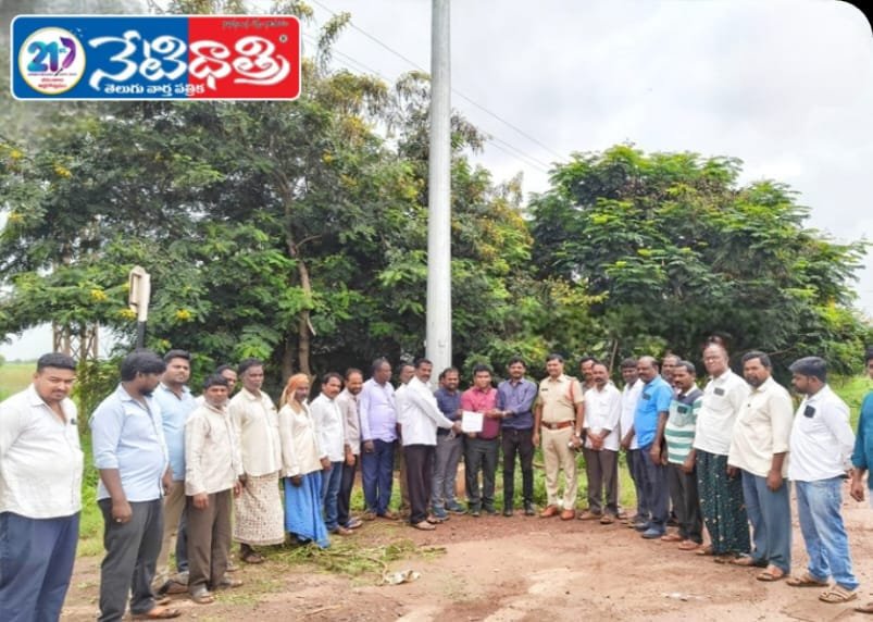 రాయిపల్లి చౌరస్తా వద్ద హైమాస్ లైట్లు ఏర్పాటు…