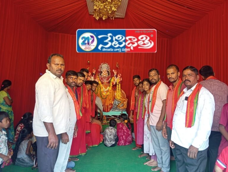 First Amma Statue Installation