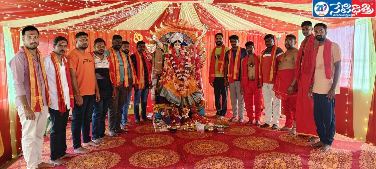Potkapalli Youth Lead Bhavani Mata Devotion for a Decade